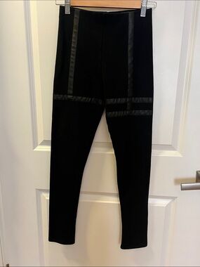MDNT:45 leather garter leggings